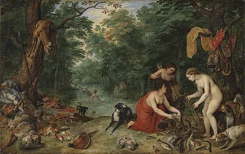 Fishing nymphs, 1621, Jan Brueghel the Elder