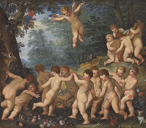 Ring of Children, 1600, Jan Brueghel the Elder