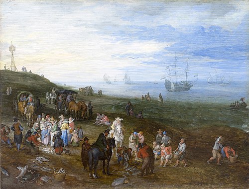 Retour de pêche, 1650, Jan Brueghel l'Ancien