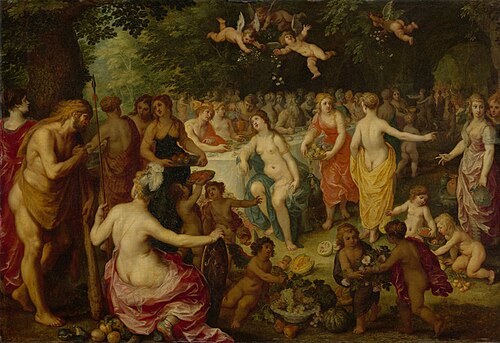 The Feast of the Gods, 1608, Jan Brueghel the Elder