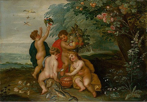 Allegory of the Four Elements, 1600, Jan Brueghel the Elder