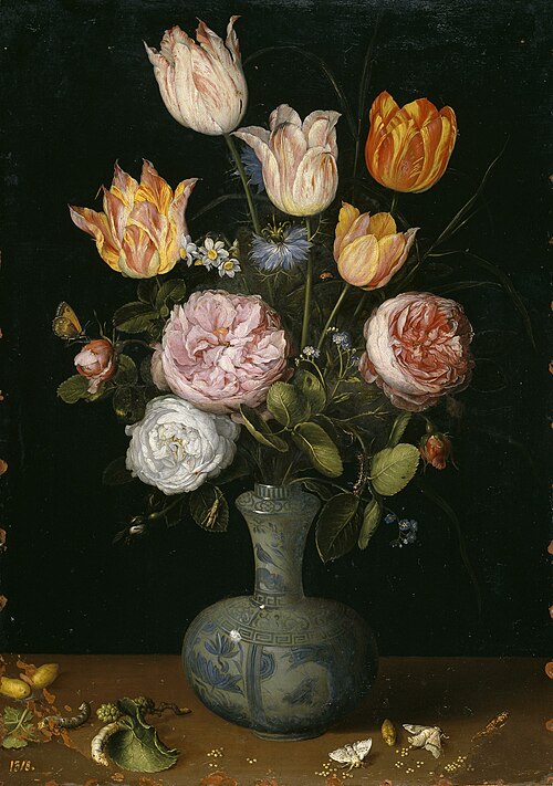 Vase of Flowers, 1601, Jan Brueghel the Elder