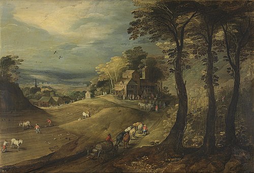 A Farm, 1620, Jan Brueghel the Elder