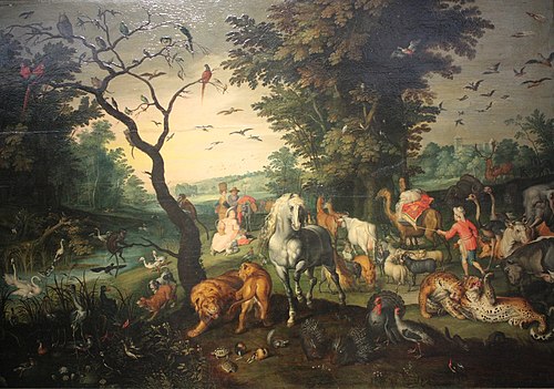 L'Entrée dans l'Arche, 1600, Jan Brueghel l'Ancien