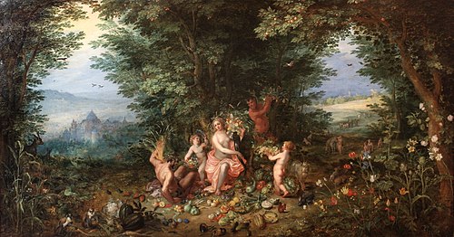 La Terre, 1610, Jan Brueghel l'Ancien
