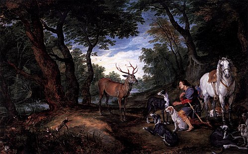 The Vision of St Hubert, 1617, Jan Brueghel the Elder