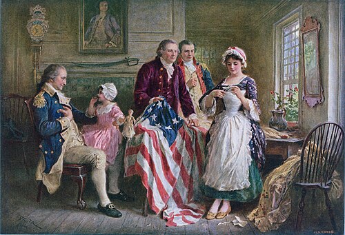 Betsy Ross 1777, , Jean Leon Gerome Ferris