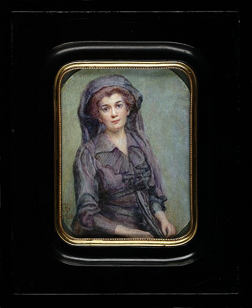 Miss Clementine Dalcour in Mourning, 1913, Anna Margaretta Archambault