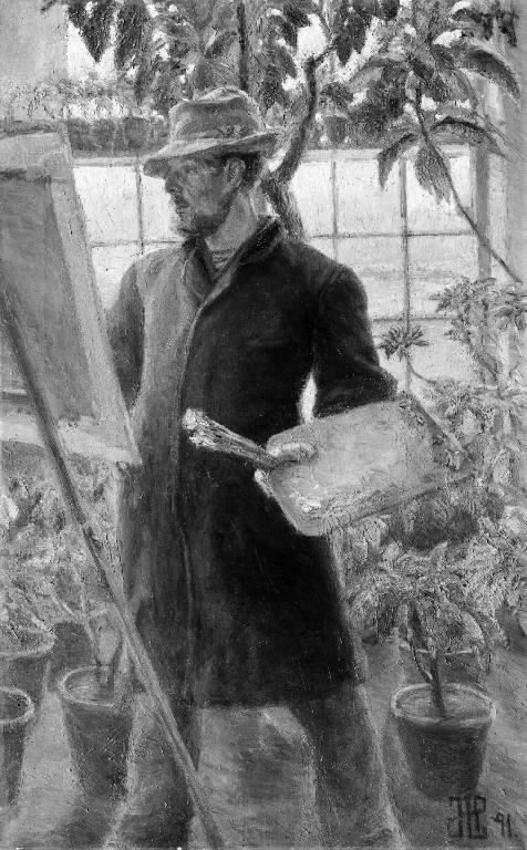 Maleren Harald Holm, 1891, Henry Lørup