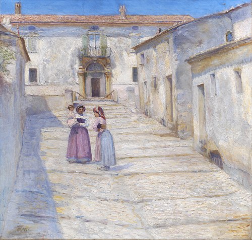 Palazzo Ferrante i Cività d'Antino, 1890, Henry Lørup