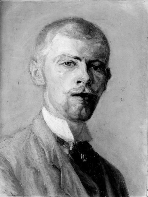 Selvportræt, 1890, Henry Lørup
