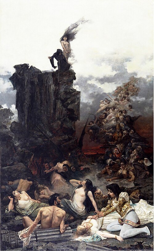 The vision of Fray Martín, 1892, Vicente Nicolau Cotanda