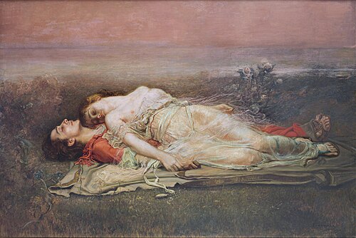 Tristan and Isolde (Death), 1910, Rogelio de Egusquiza