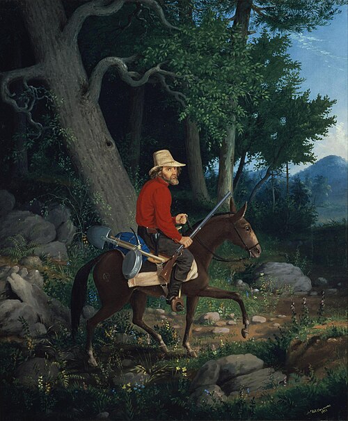 The Lone Prospector, 1853, Albertus Del Orient Browere