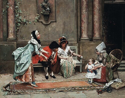 First steps, 1913, Auguste Émile Pinchart
