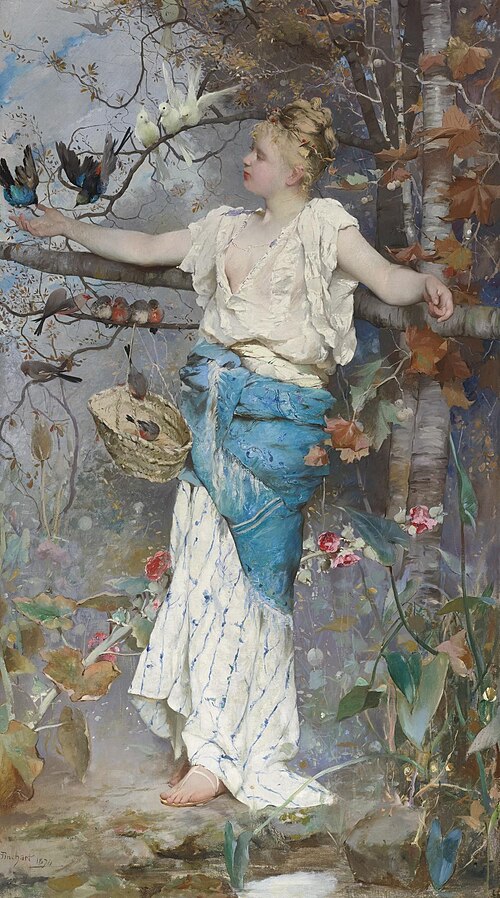 Autumn fantasy, 1874, Auguste Émile Pinchart