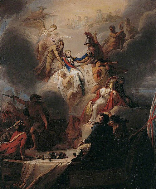 The Apotheosis of Nelson, 1811, Pierre-Nicolas Legrand de Lérant