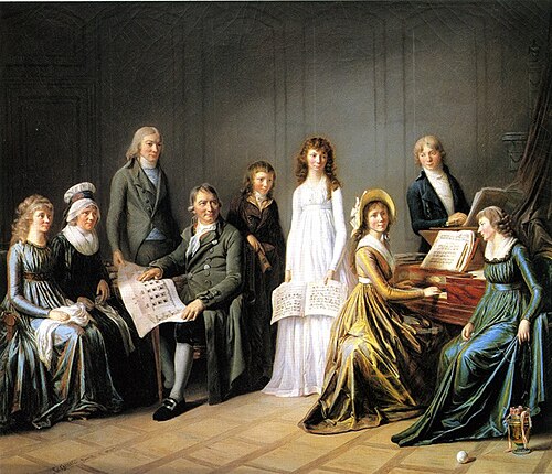 Die Familie des Johannes Bürky., 1797, Pierre-Nicolas Legrand de Lérant