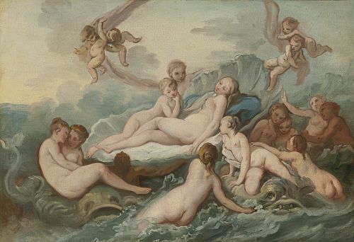 The Birth of Venus, 1739, Pierre Charles Trémolières