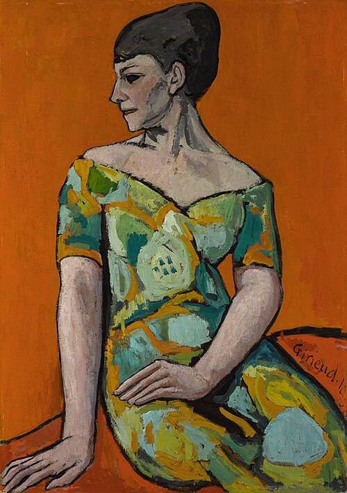 Portrait de la peintre Emilie Charmy, 1908, Pierre Girieud