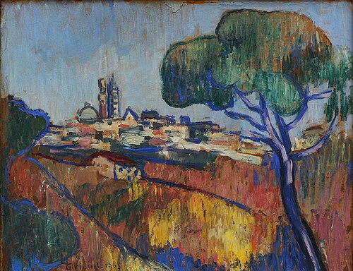 Paysage d'Italie (Sienne), 1907, Pierre Girieud