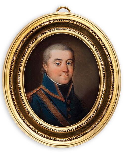 Lieutenent Malmborg, 1803, Johan Carl Fredrik Viertel