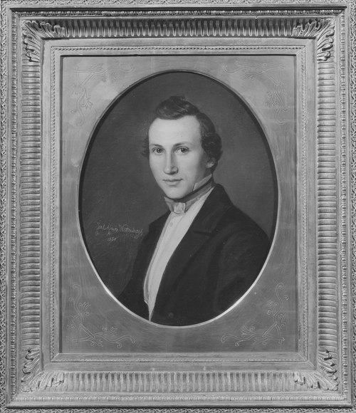Simon Marcus Larson (1825-1864), konstnär, gift med Adelaide Roos, 1851, Alexis Wetterbergh