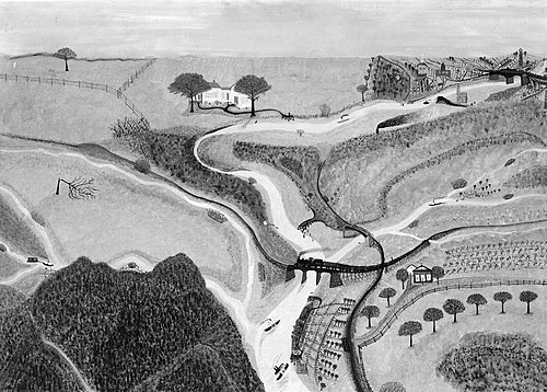 New Hampshire Panorama, 1880, Dana Smith