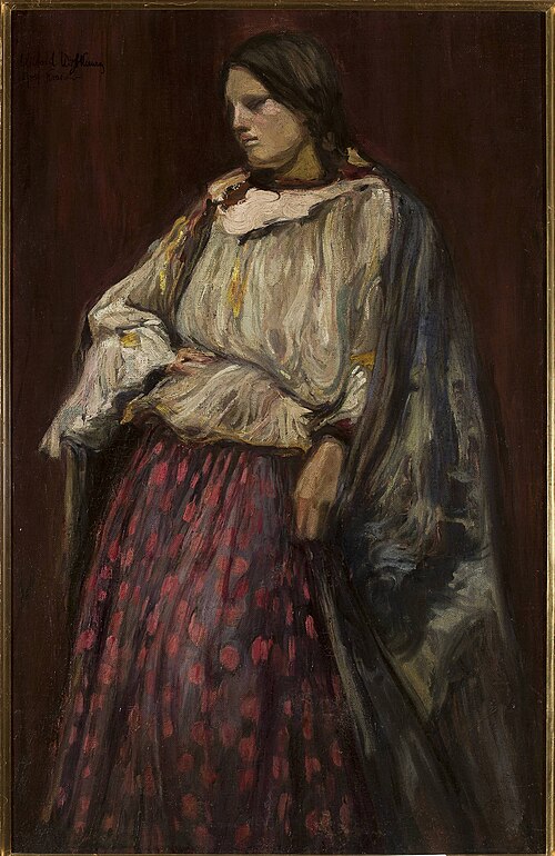 Gipsy woman, 1904, Witold Wojtkiewicz