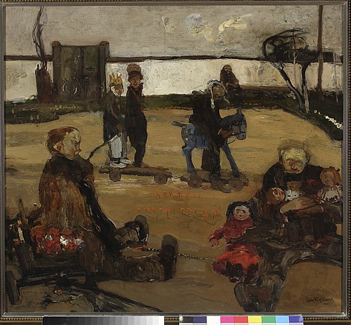 Circus of madmen, series: “Madness”, 1906, Witold Wojtkiewicz