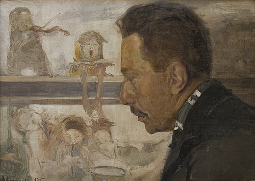 Portrait of a Musician (Krakow Composer Bolesław Raczyński), , Witold Wojtkiewicz