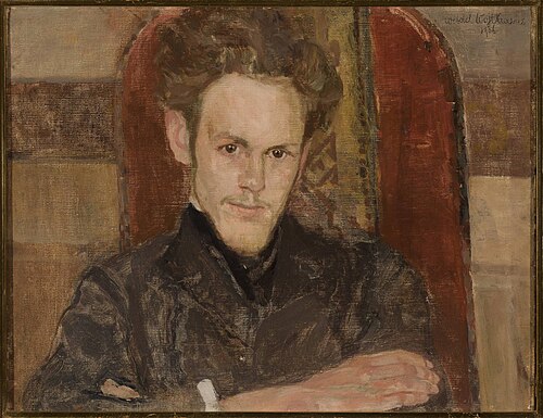 Portrait de Maksymilian Rosen, peintre., 1906, Witold Wojtkiewicz
