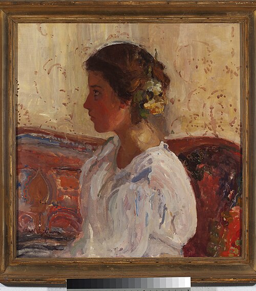 Portrait of Liza Pareńska, 1906, Witold Wojtkiewicz