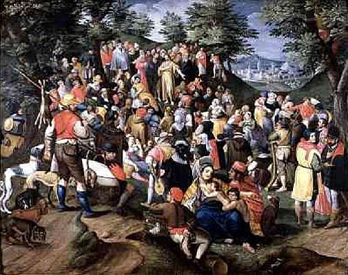 Saint John the Baptist Preaching, , Pieter Balten