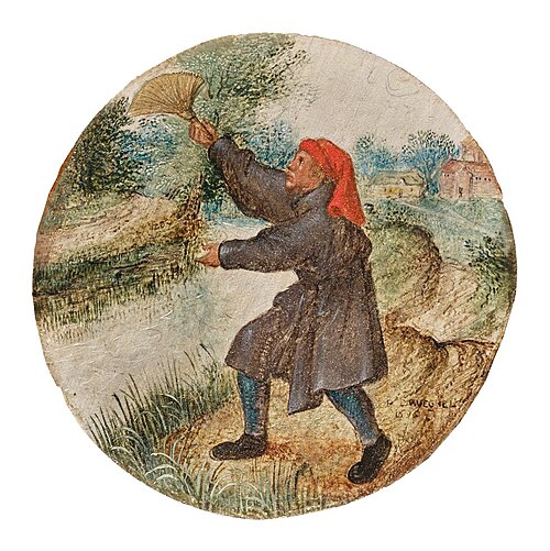Vier Sprichwörter. Der Neidische, 1596, Pieter Brueghel