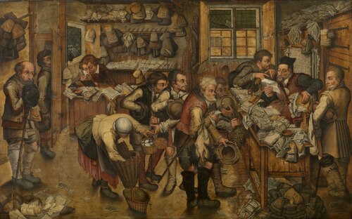 The Village Lawyer, 1650, Pieter Brueghel