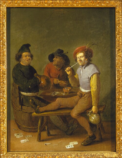 Drie drinkebroers, 1637, Pieter de Bloot