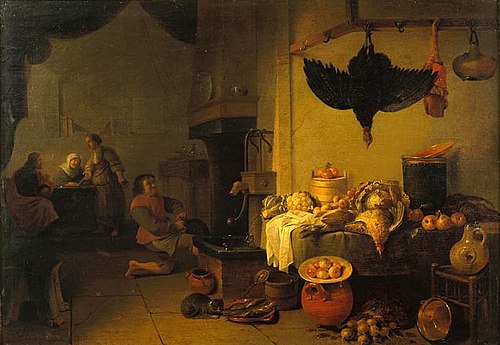 Cristo em casa de Marta, 1641, Pieter de Bloot