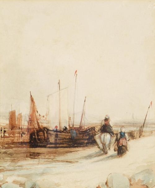 William Dyce - A Coast Scene, , William Dyce