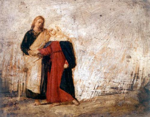 St John Leading The Virgin From The Tomb, 1844, William Dyce