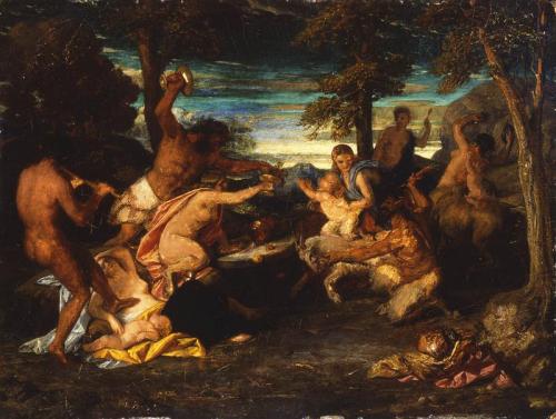 Bacchus nursed, 1827, William Dyce