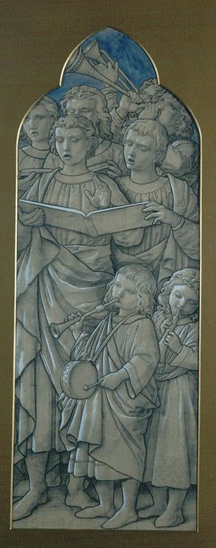 Design For A Stained Glass Window In Ely Cathedral by William Dyce - William Dyce, 1856, William Dyce