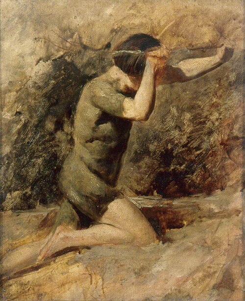 Study for 'Cain', , William Dyce