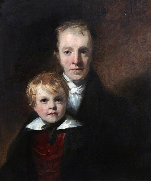 John Small (1797–1847), and His Son, , William Dyce