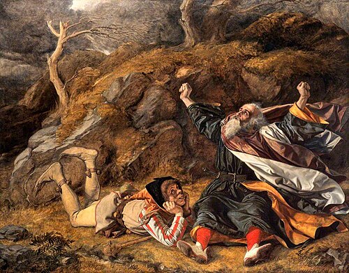 King Lear and the Fool in the Storm, 1851, William Dyce