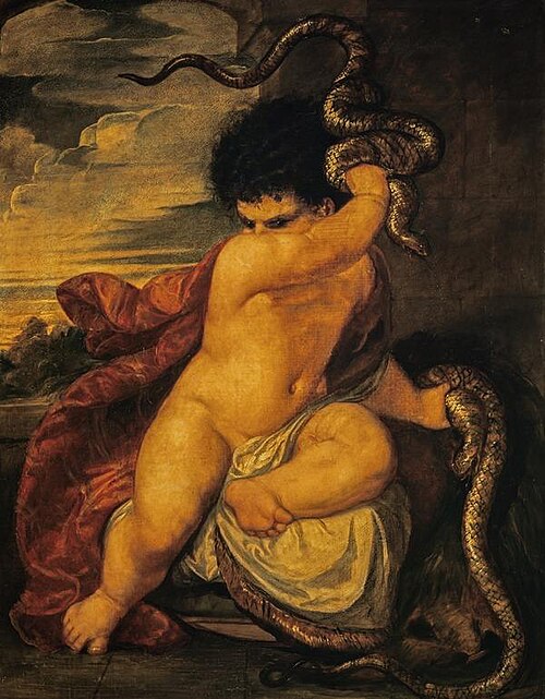 The Infant Hercules, 1824, William Dyce