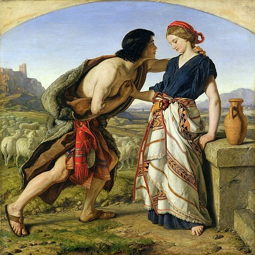 The meeting of Jacob and Rachel, 1853, William Dyce