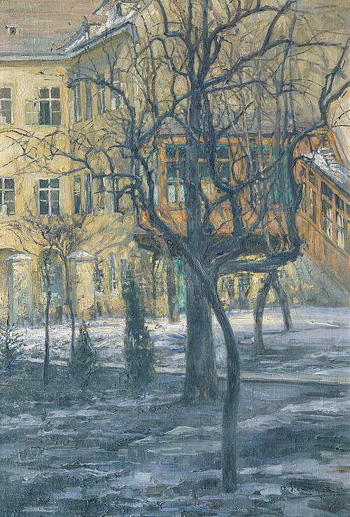 Letzter Schnee, 1909, Alois Hänisch