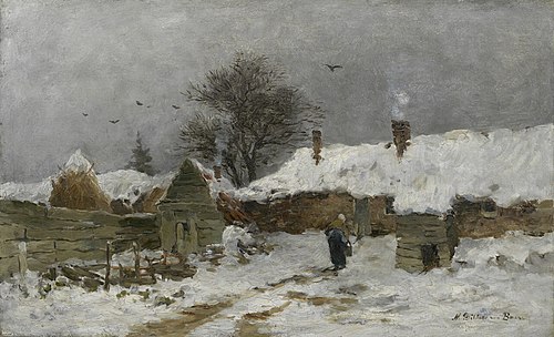 Winter in Heelsum, 1884, Maria Philippina Bilders-van B