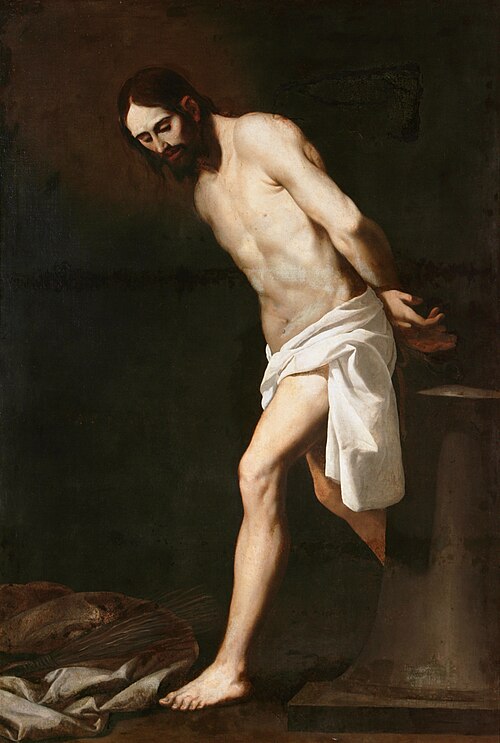 Christ at the Column, 1661, Francisco de Zurbarán